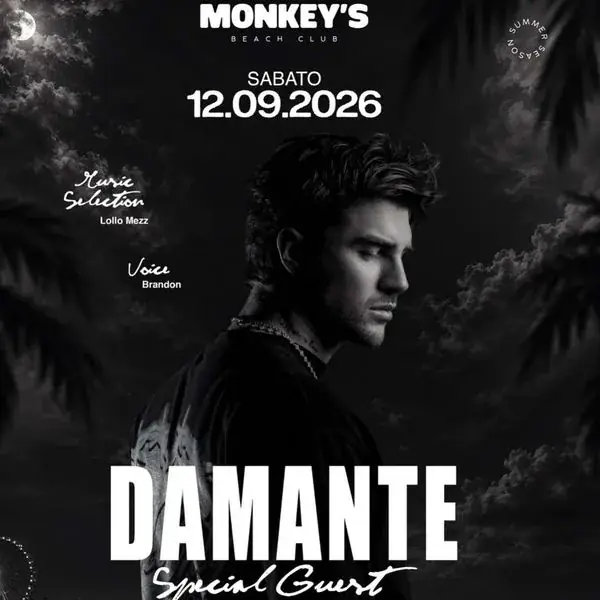 MONKEYS BEACH club special guest ANDREA DAMANTE