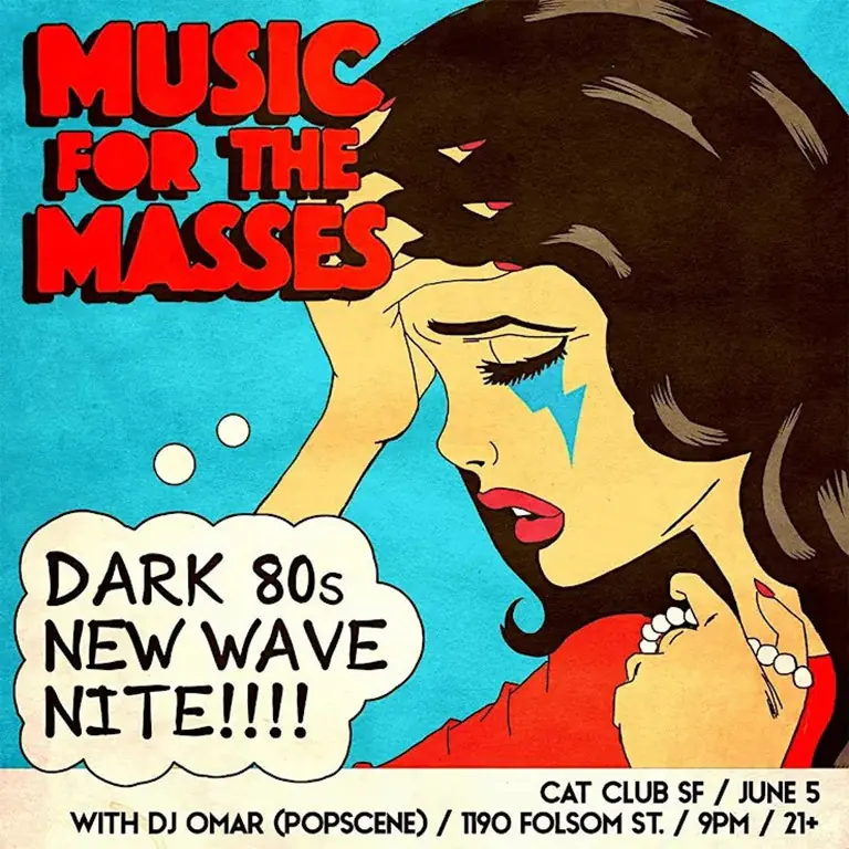 MUSIQUE POUR LES MASSES [DARK 80's NEW WAVE NITE] S.F