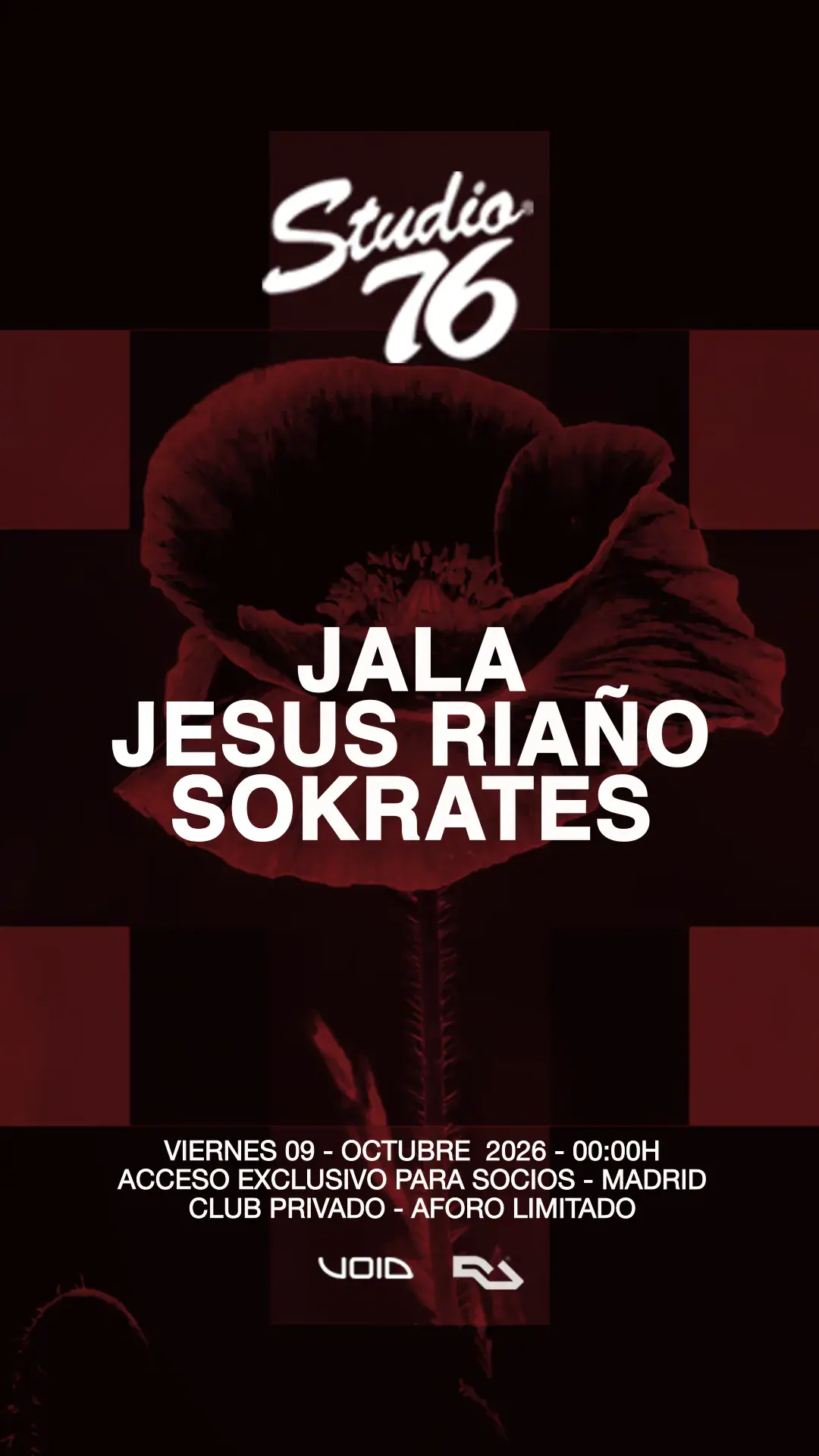 Studio76 presenta JALA + Jesús Riaño + Sokrates