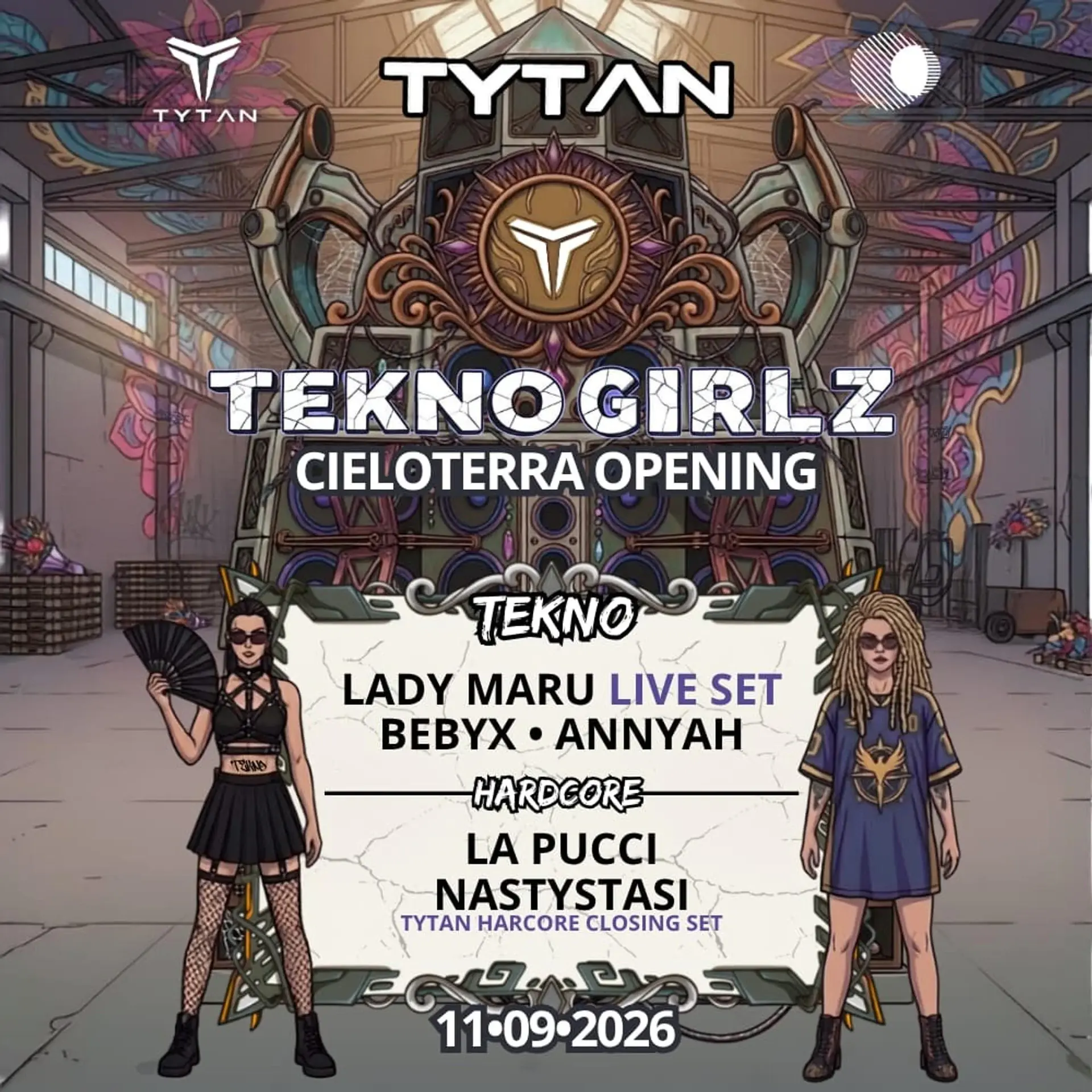 Tytan X Cieloterra Opening - Tekno Girlz