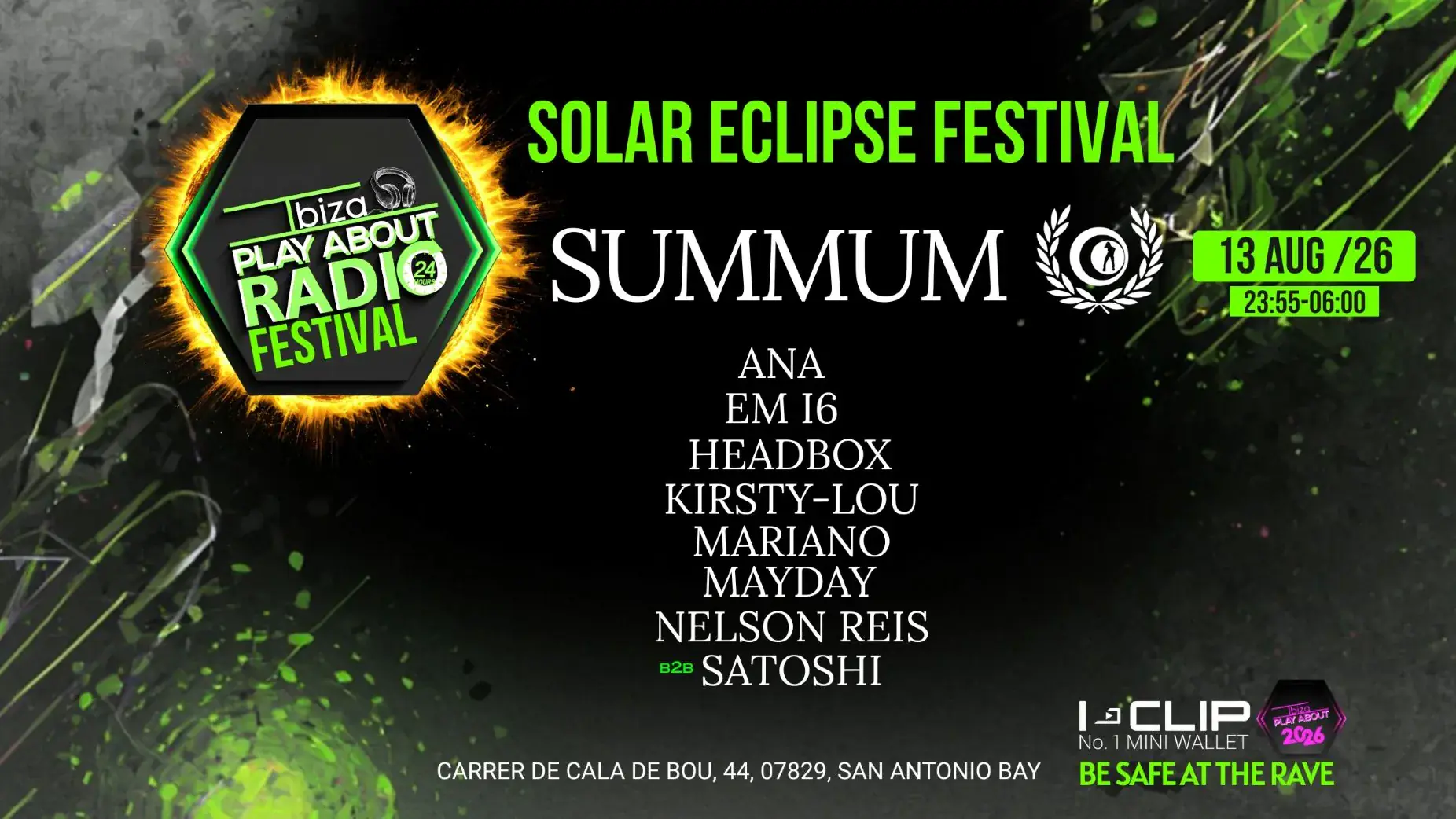 Ibiza PlayAbout Radio Fest: Night Club Party at Summum