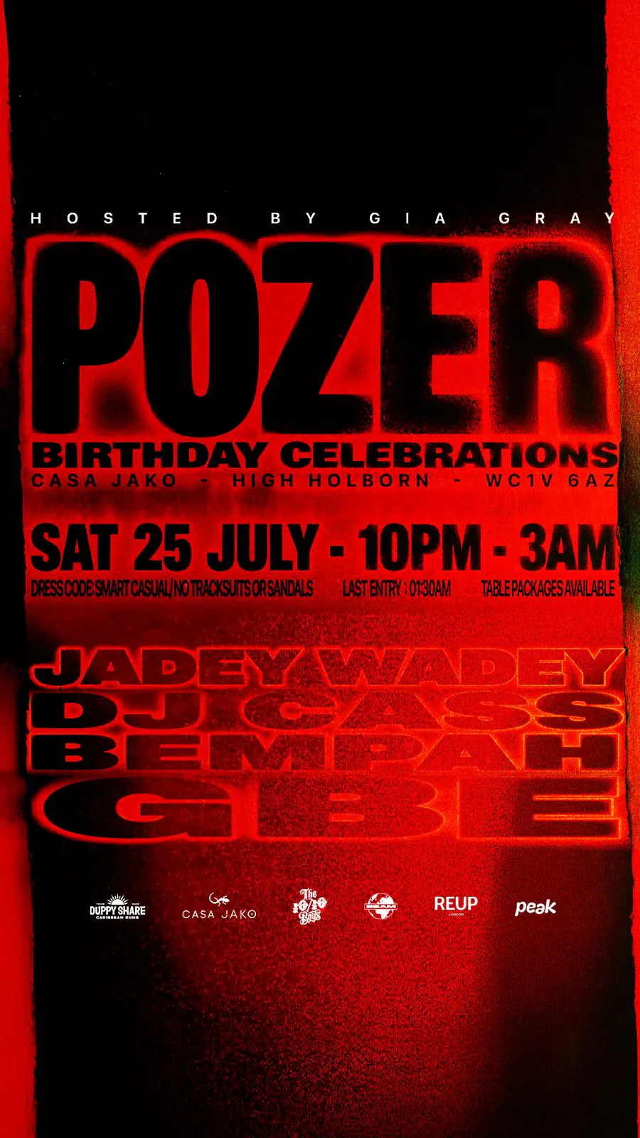 POZERS BIRTHDAY CELEBRATION