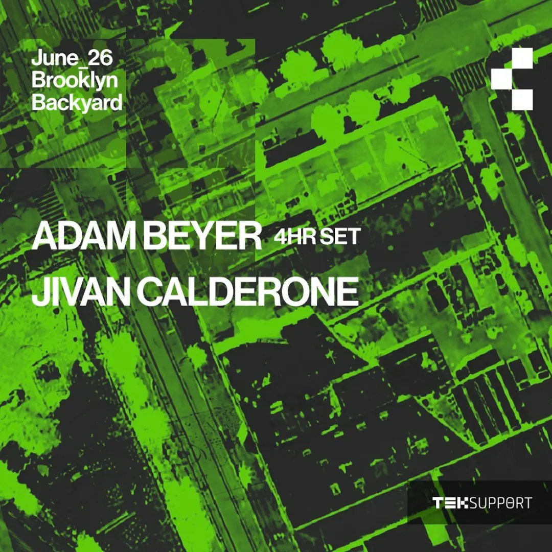 Teksupport: Adam Beyer (abierto a cerrado)