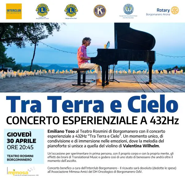 Emiliano Toso in "Tra Terra e Cielo - Concerto Esperienziale a 432 Hz"