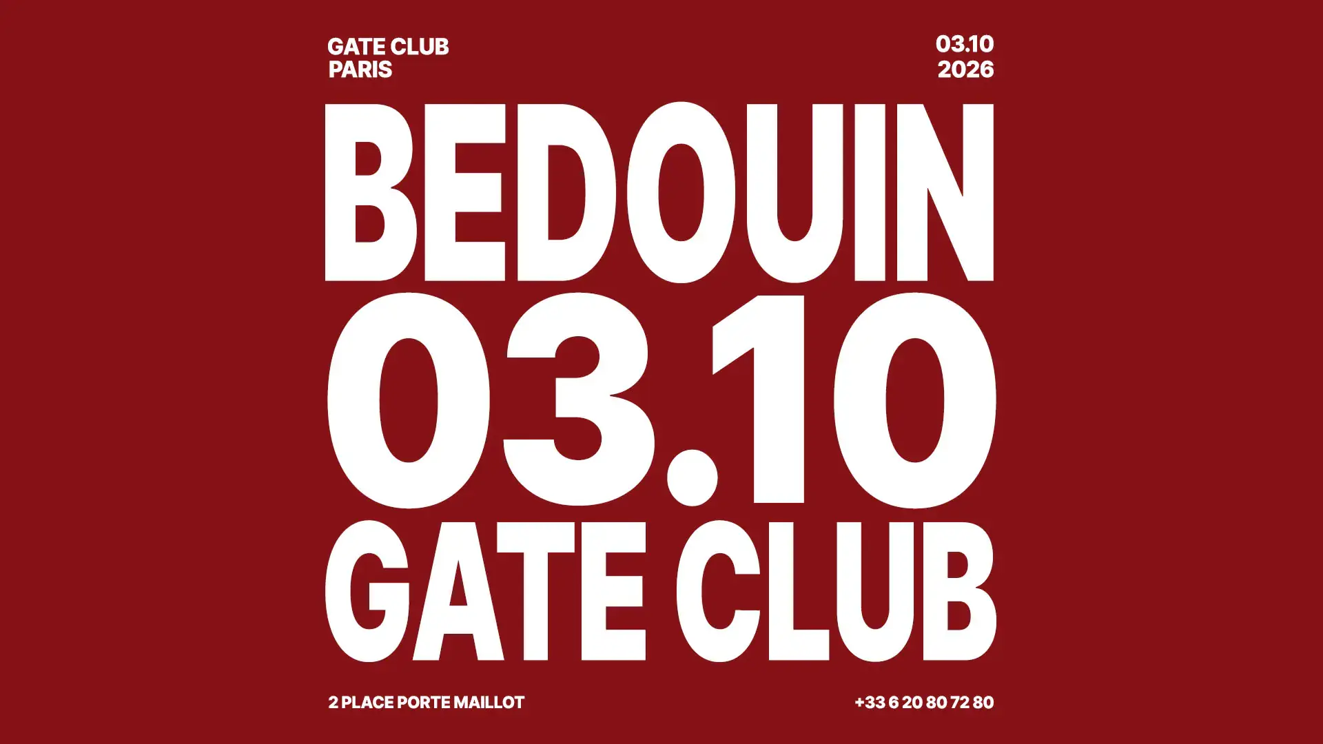 Bedouin At Gate Club Paris - Fashion Week Party