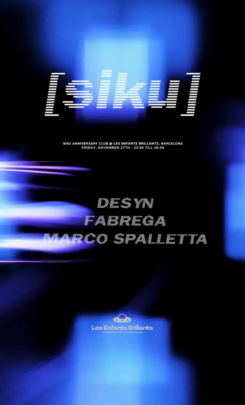 Siku Series 6th Anniversary with Desyn, Fabrega & Marco Spalletta