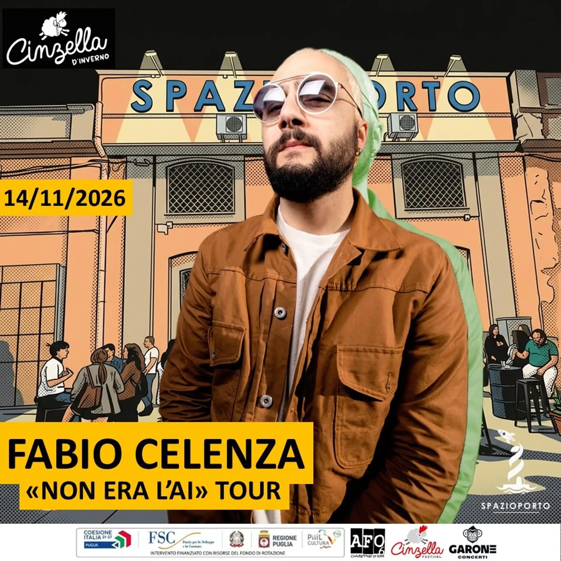 FABIO CELENZA "Non era l'AI" TOUR x CINZELLA D'INVERNO 2026