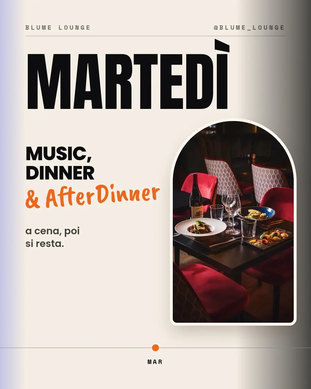 Martedì al Blume Lounge