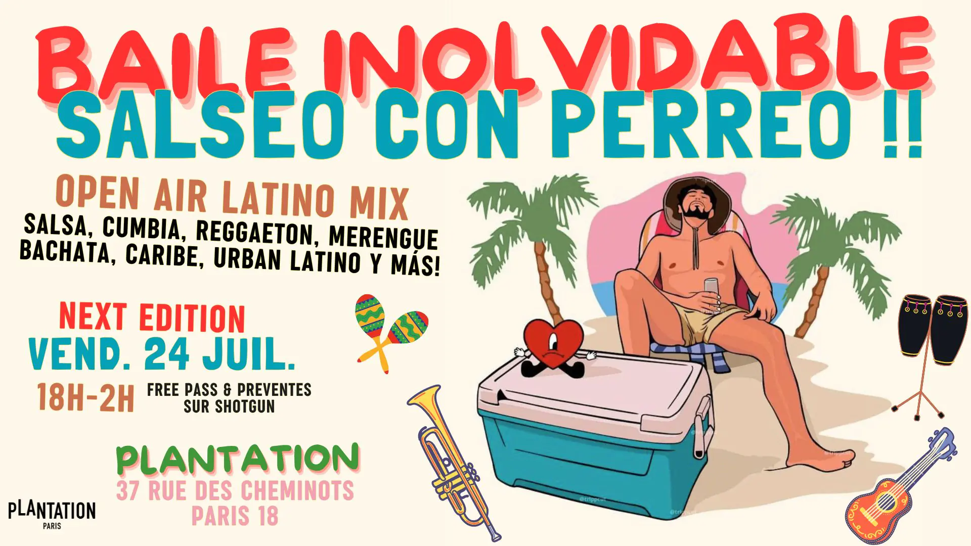 BAILE INOLVIDABLE - Open Air Latino Mix Salseo con Perreo