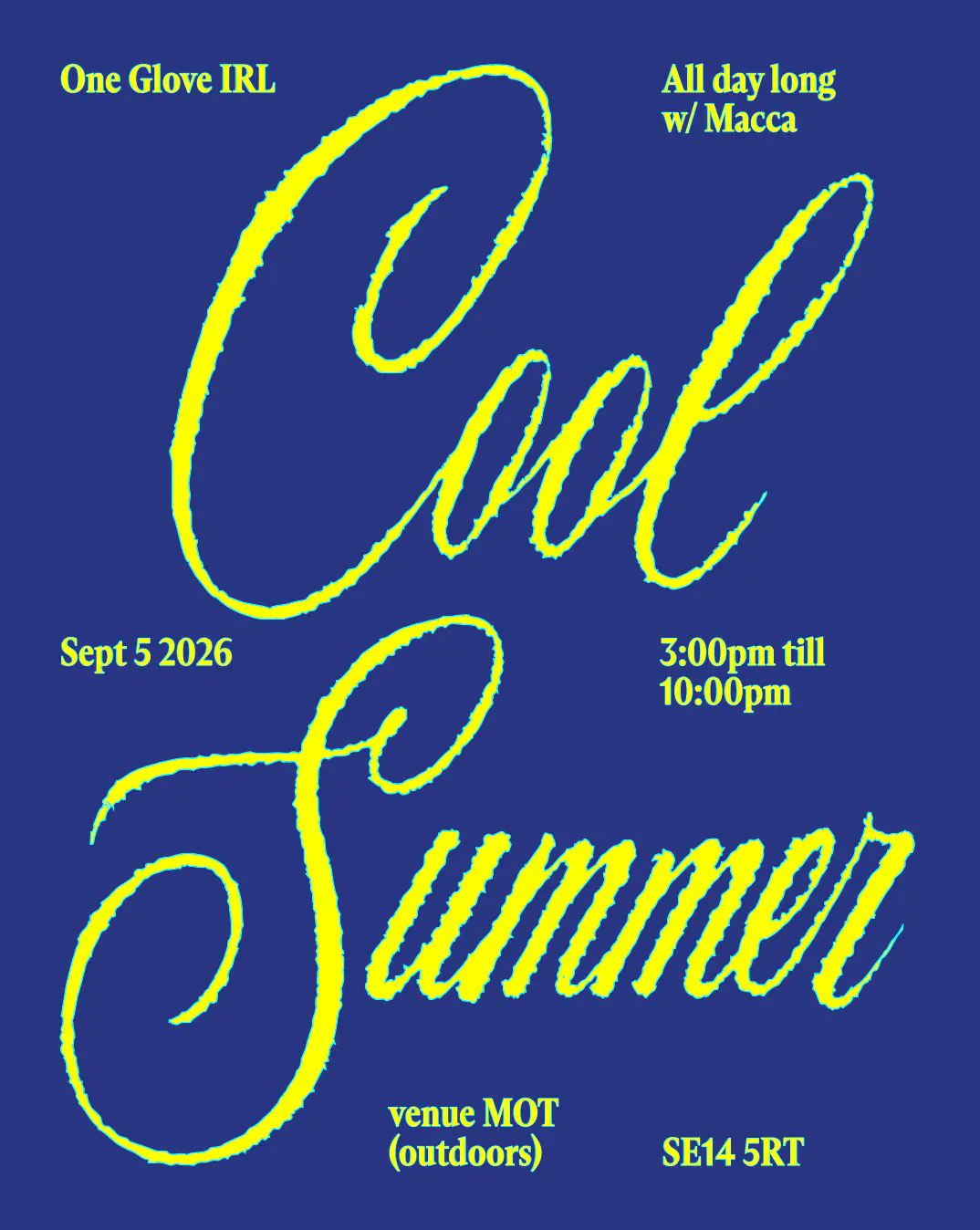 Cool Summer with Macca All Day Long - Outside at Venue MOT