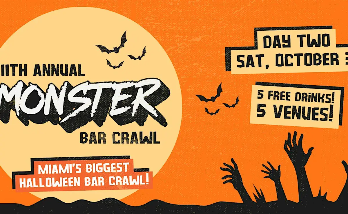 11.ª edición anual del Monster Bar Crawl en Brickell - Día dos