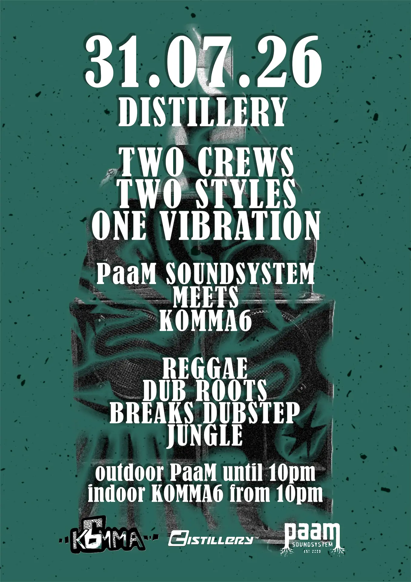 Paam Soundsystem X komma6 Takeover