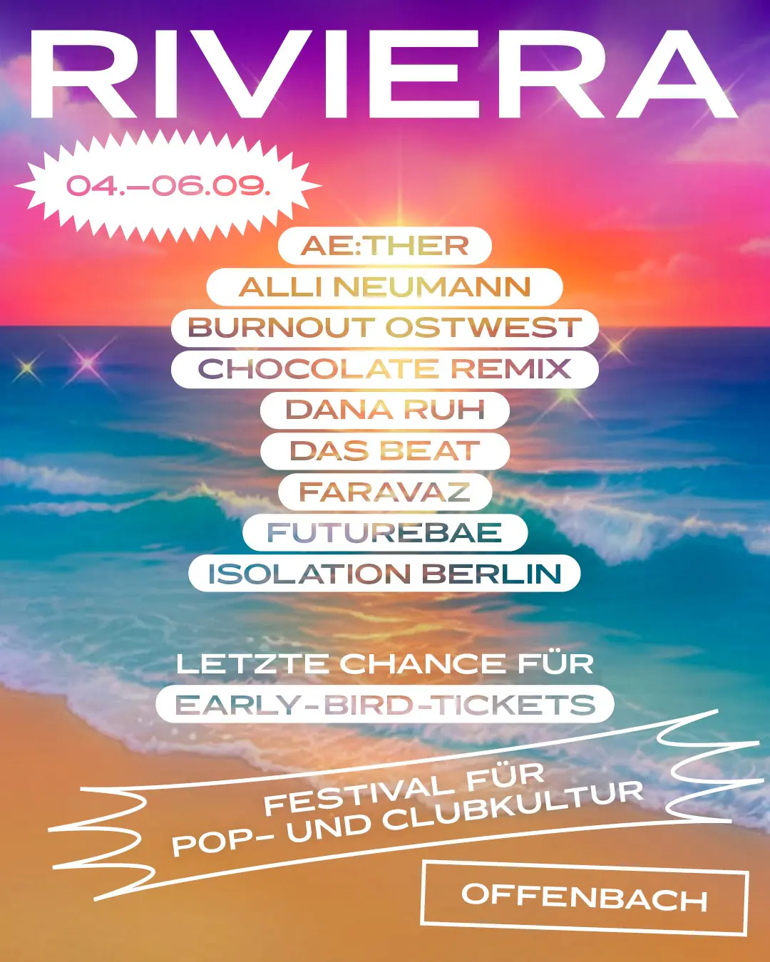 Riviera Festival 2026 Samstag After Ritter Butzke x Pracht