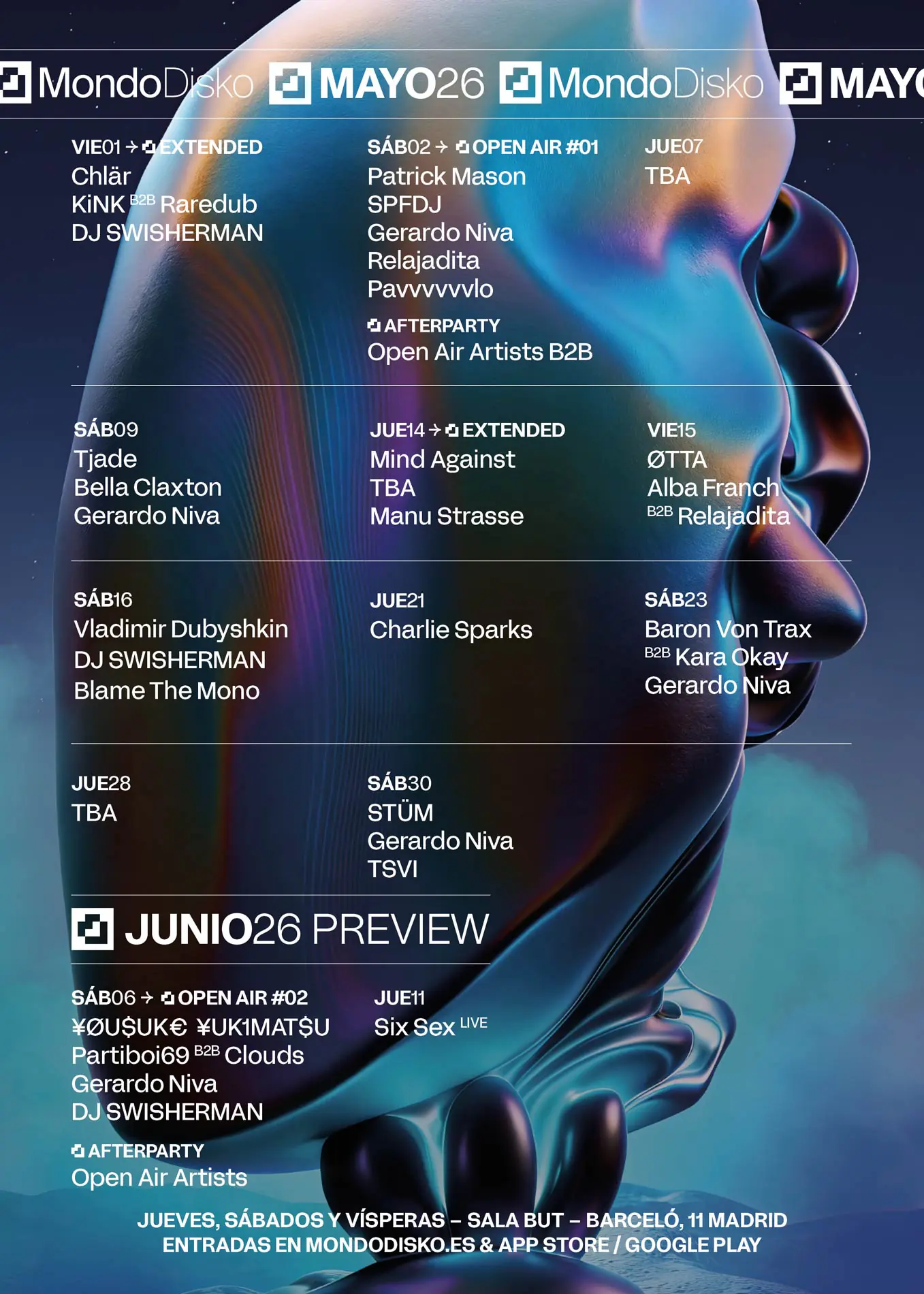 Mondo OPEN AIR #08: Patrick Mason / Pegassi / Gerardo Niva / EMILIJA / NewTone