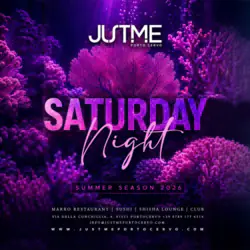 SABATO al JUST ME Porto Cervo