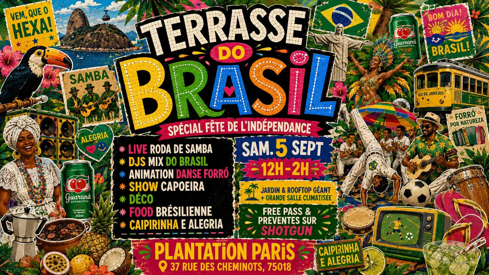 TERRASSE DO BRASIL – Spécial Fête de l'Indépendance