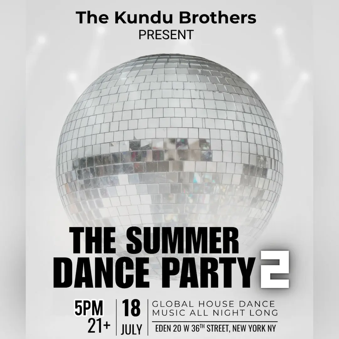 The Summer Dance Party 2 with THE KUNDU BROTHERS