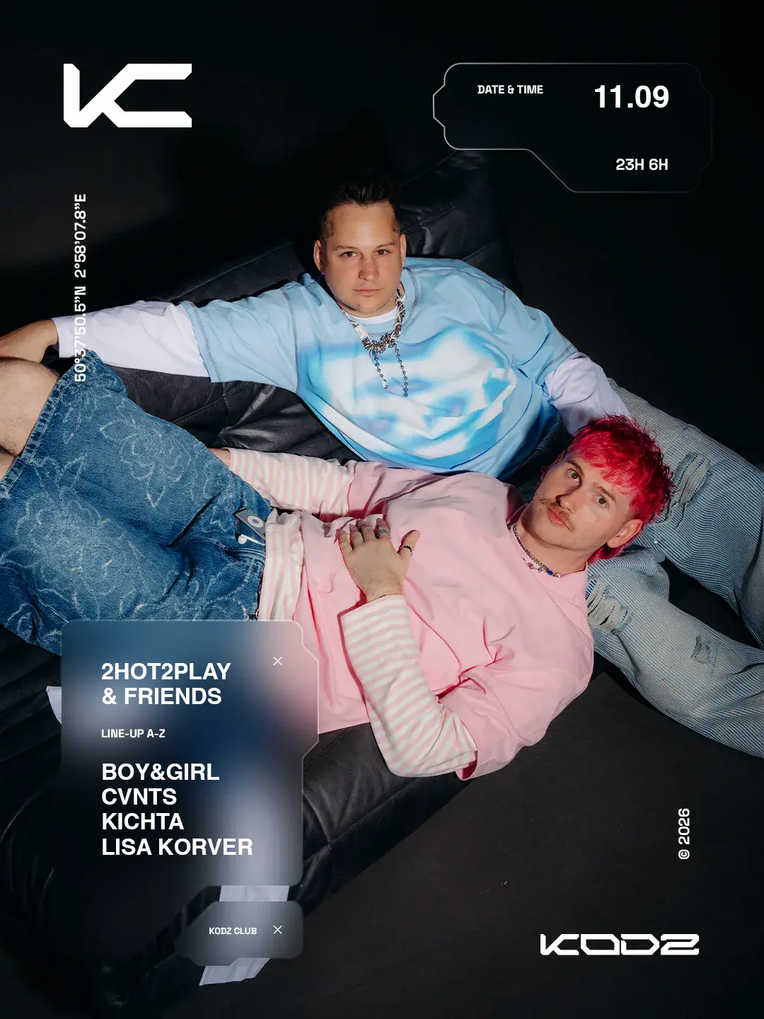 Kodz PRESENTS 2HOT2PLAY & FRIENDS: Kichta, BOY & GIRL