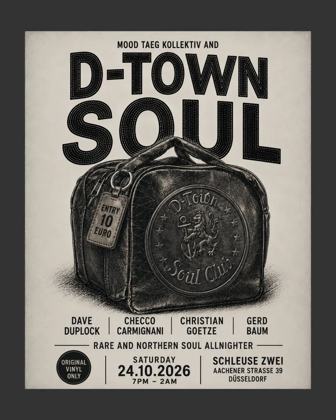 Northern Soul Night with Checco Carmignani, Dave Duplock, Christian Goetze, Gerd Baum
