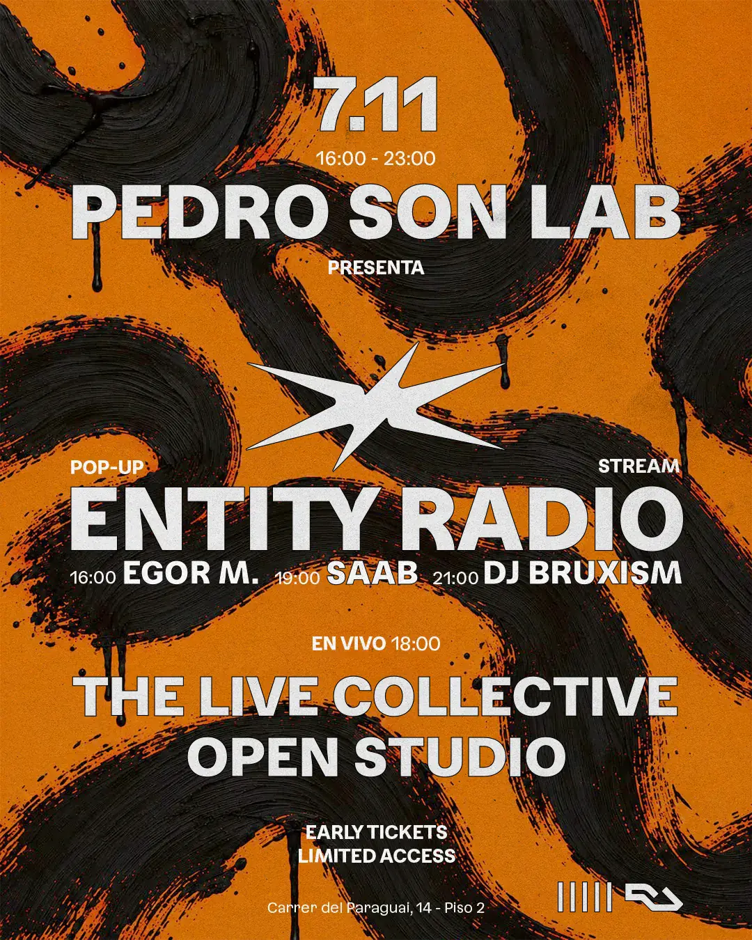 Pedro Son Lab: Open Studio with Entity Radio