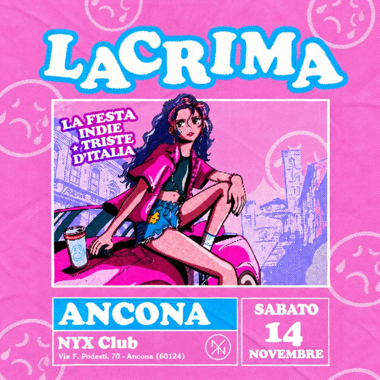 LACRIMA la festa indie più triste d'Italia