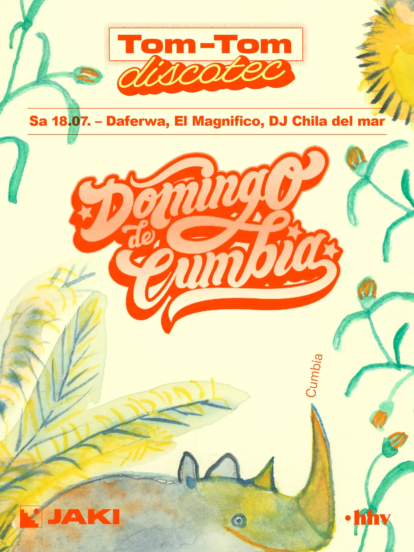 Tom-Tom Discotec presents: Domingo de Cumbia with Daferwa, El Magnifico, DJ Chila del mar