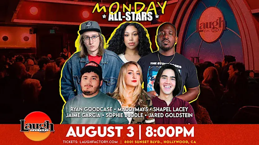 Monday All-Star Comedy 8:00PM