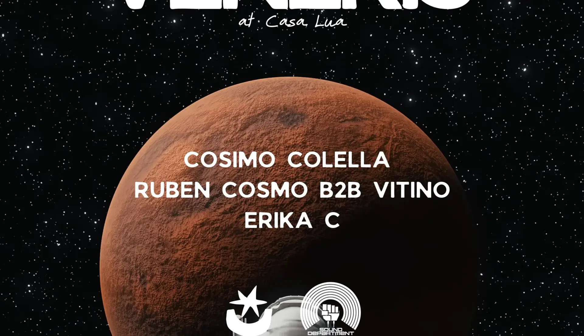 SOUND DEPARTMENT AT CASA LUA / VENERIS