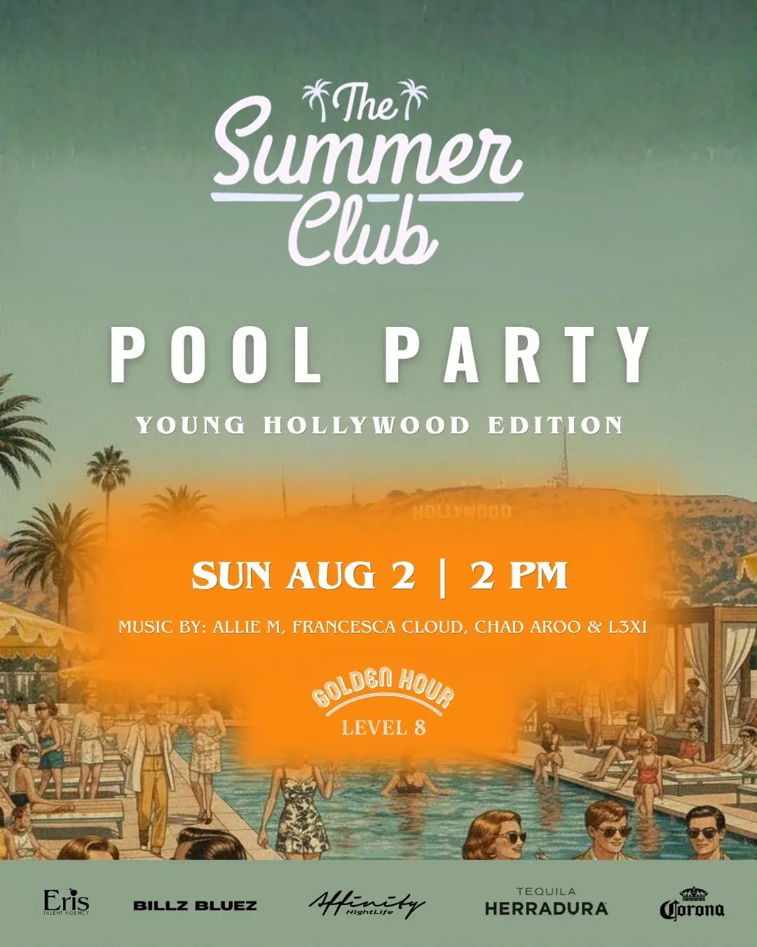 Summer Club LA Pool Party - Young Hollywood Pop-Up