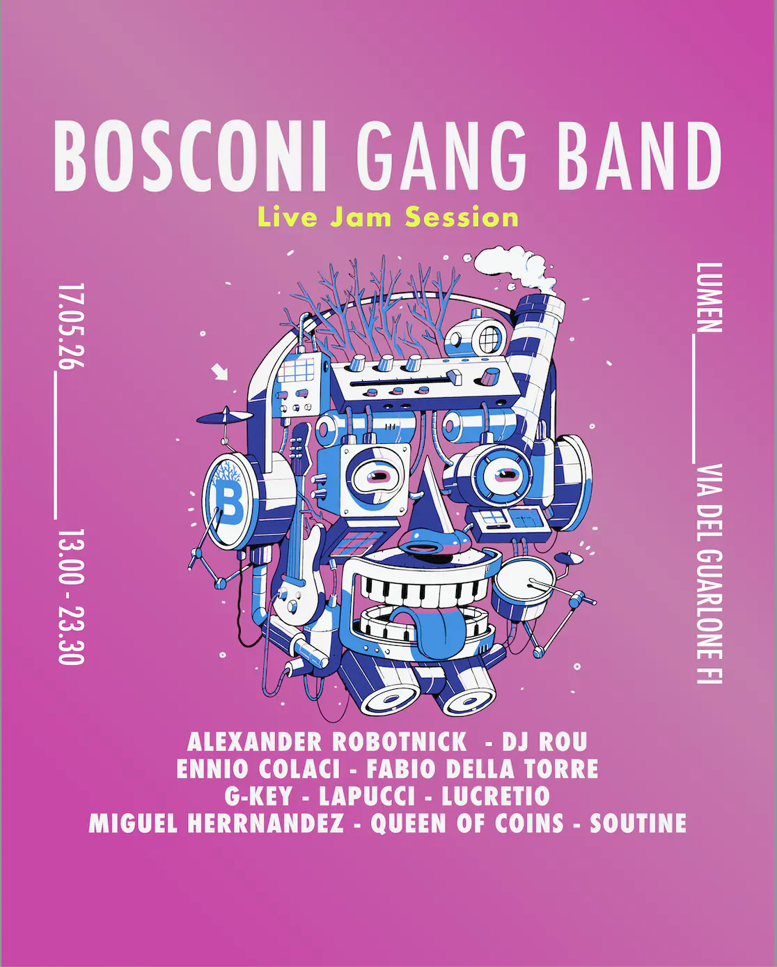 BOSCONI GANG BAND Live Jam Session at LUMEN