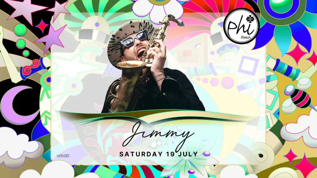 JIMMY SAX al Phi Beach