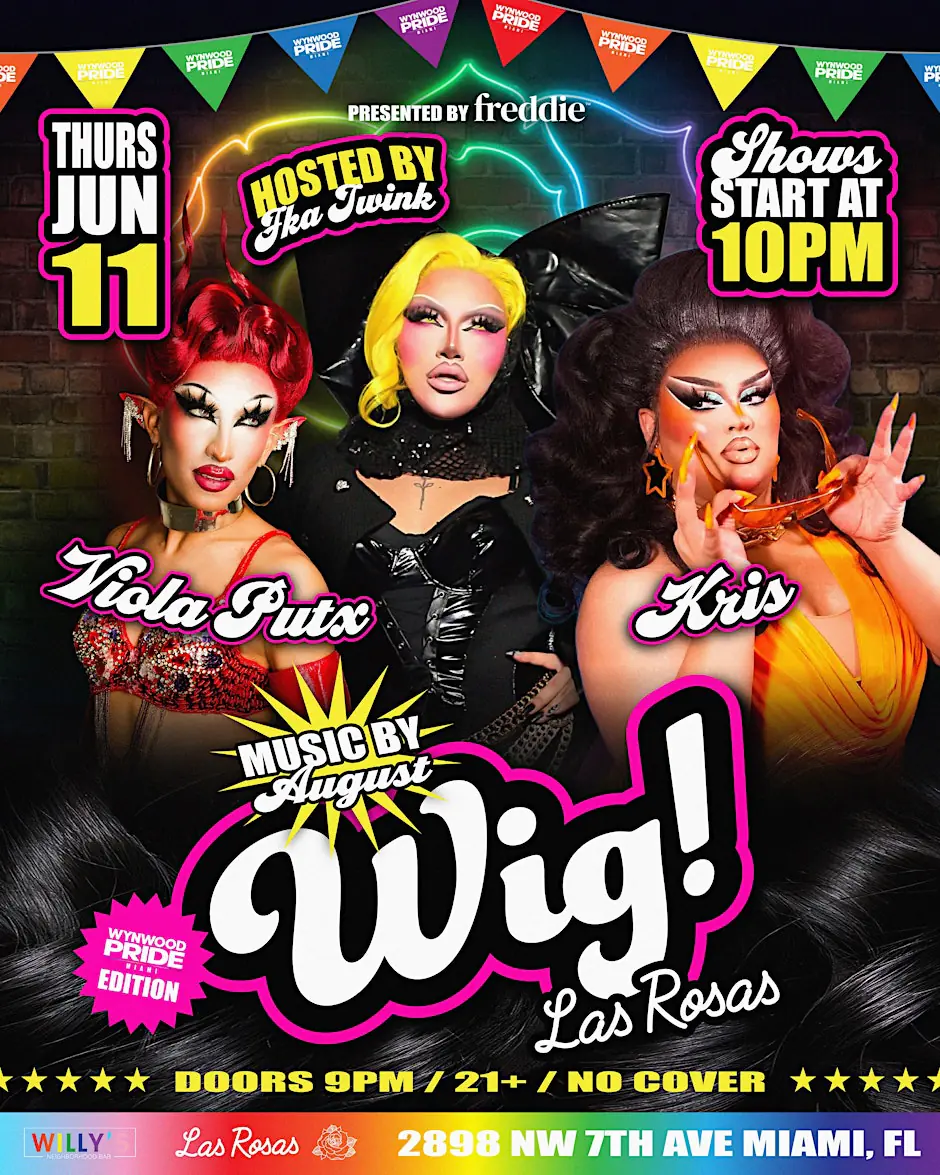 WIG! at Las Rosas w / FKA Twink, Viola Putx, & Kris