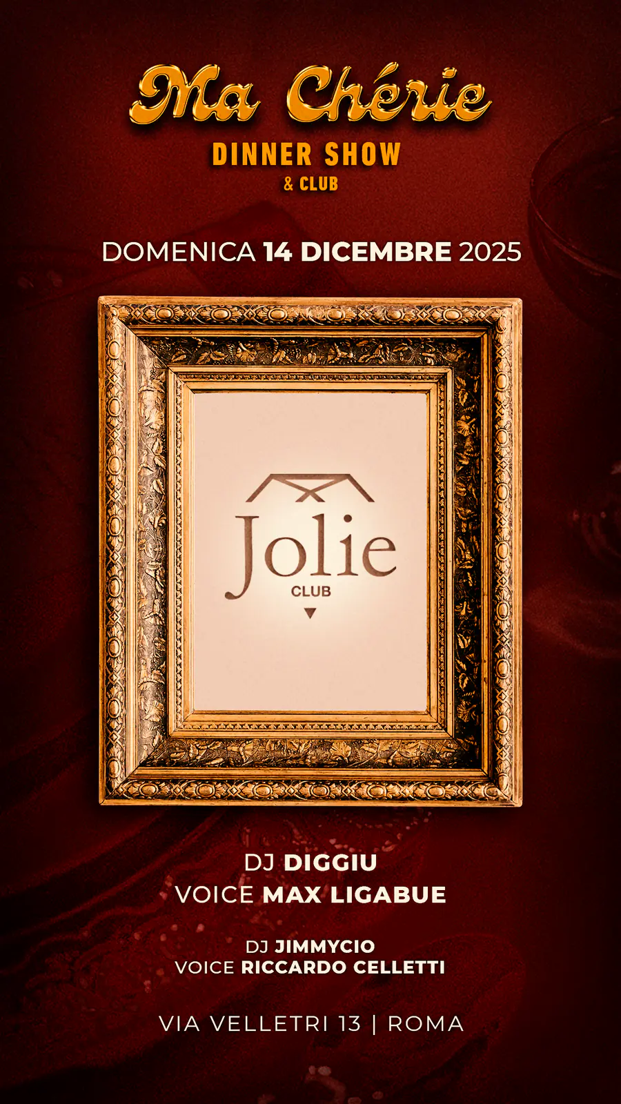 Ma Chérie Dinner Show en el Jolie Club
