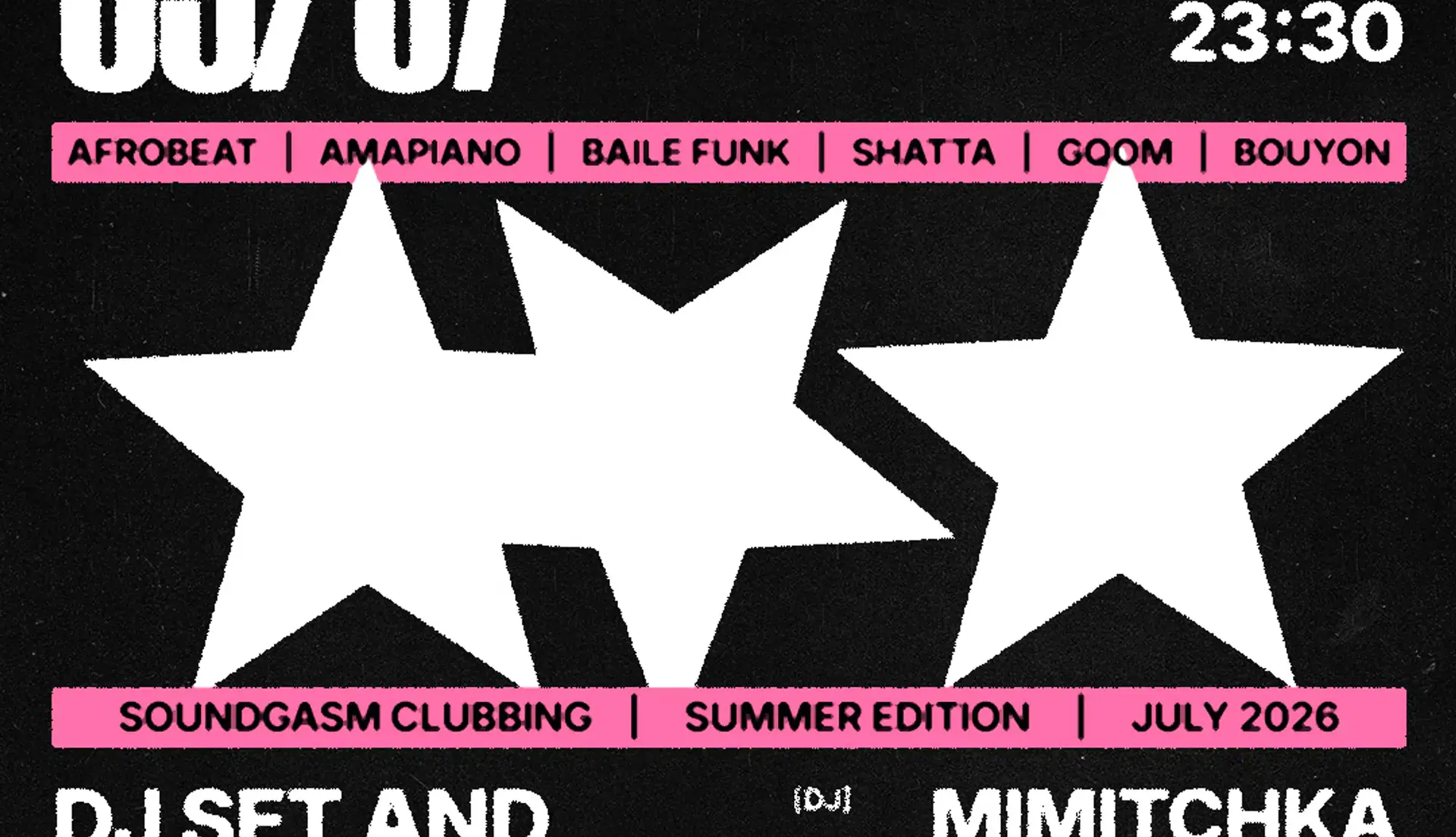 SOUNDGASM CLUBBING • VENERDI 03.07.26 • GANAS ESTIVO (via San Paolo 169 Torino) START 23:30