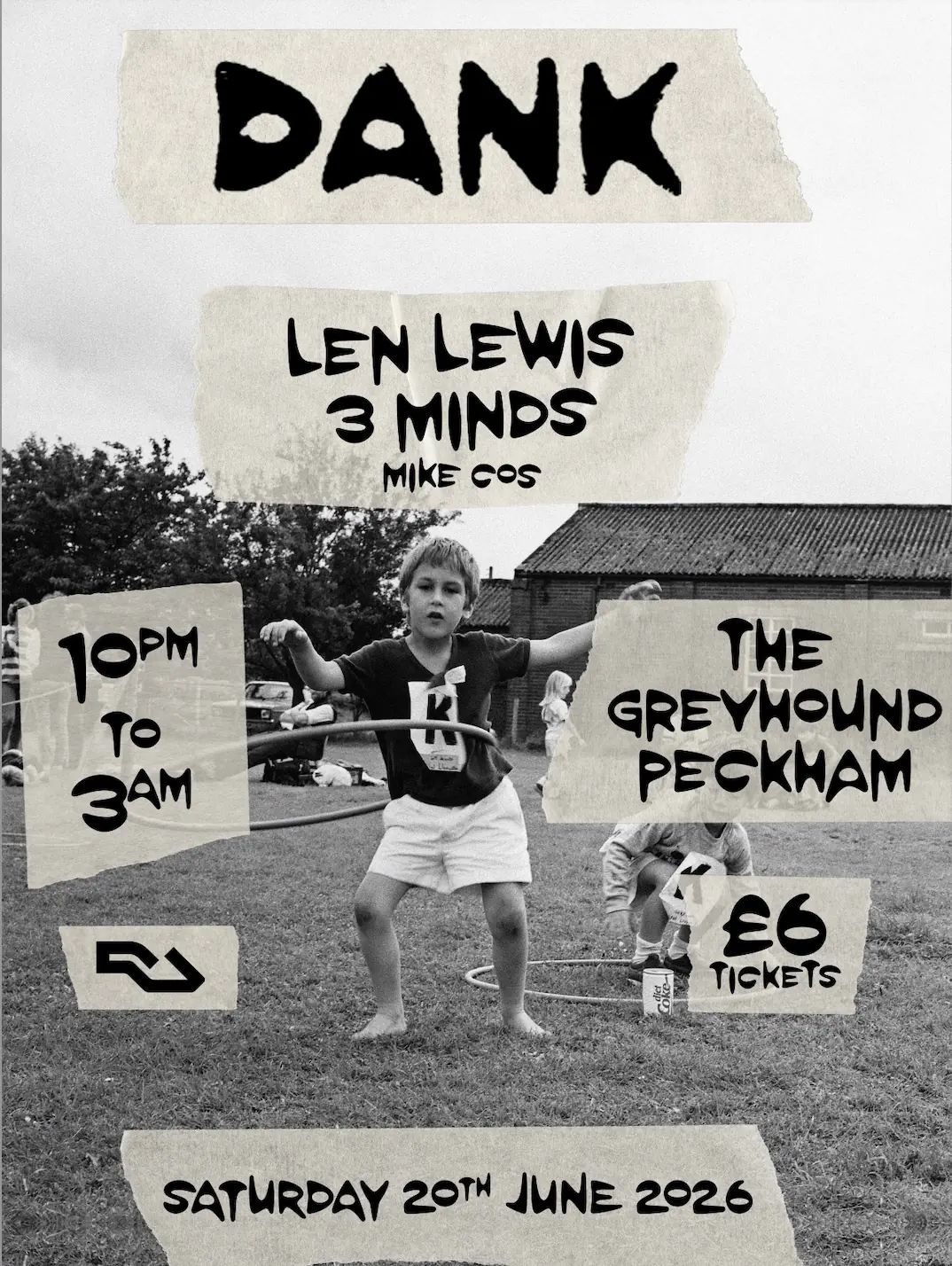 Dank Music presents Len Lewis & 3 Minds