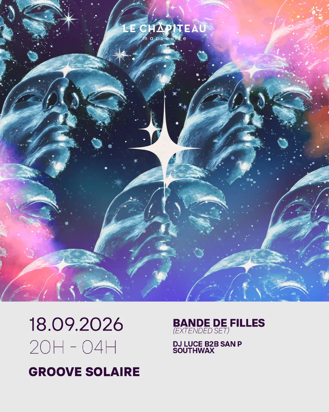 GROOVE SOLAIRE / Bande de Filles, LUCE, SAN P & SOUTHWAX