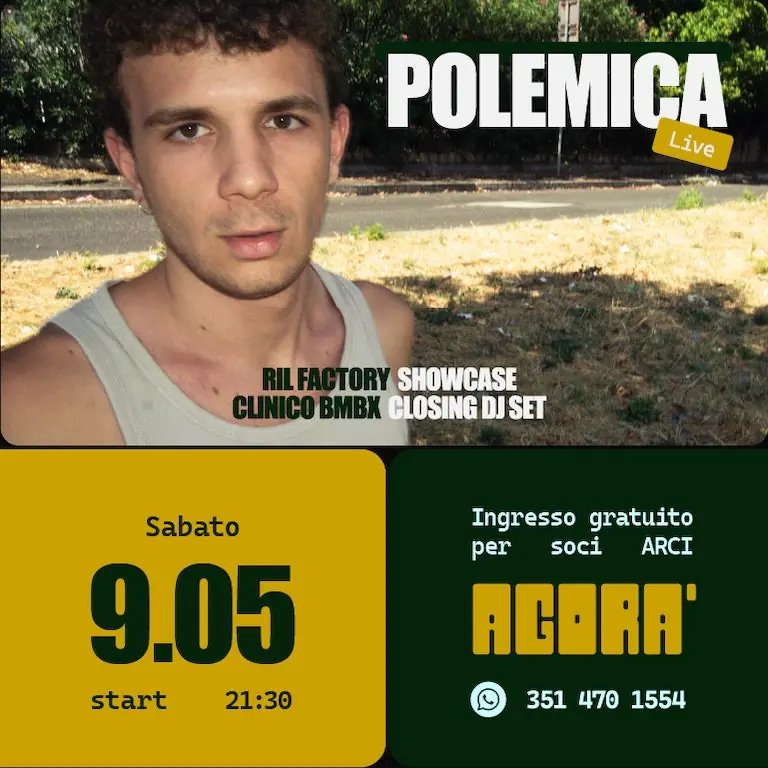 RIL FACTORY Showcase + POLEMICA Live + clinico BMX Djset
