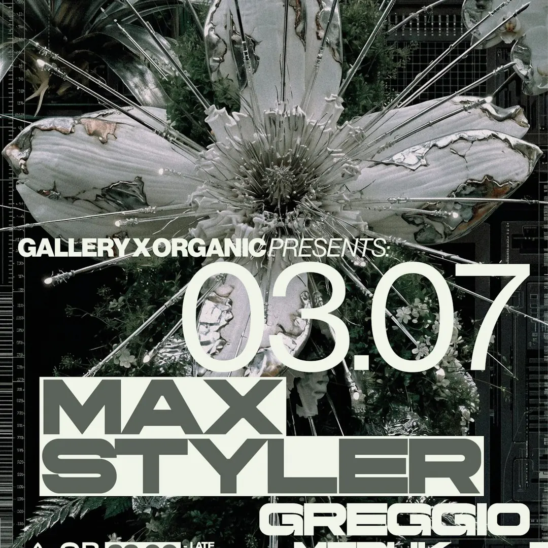 Gallery x Organic presents: Max Styler