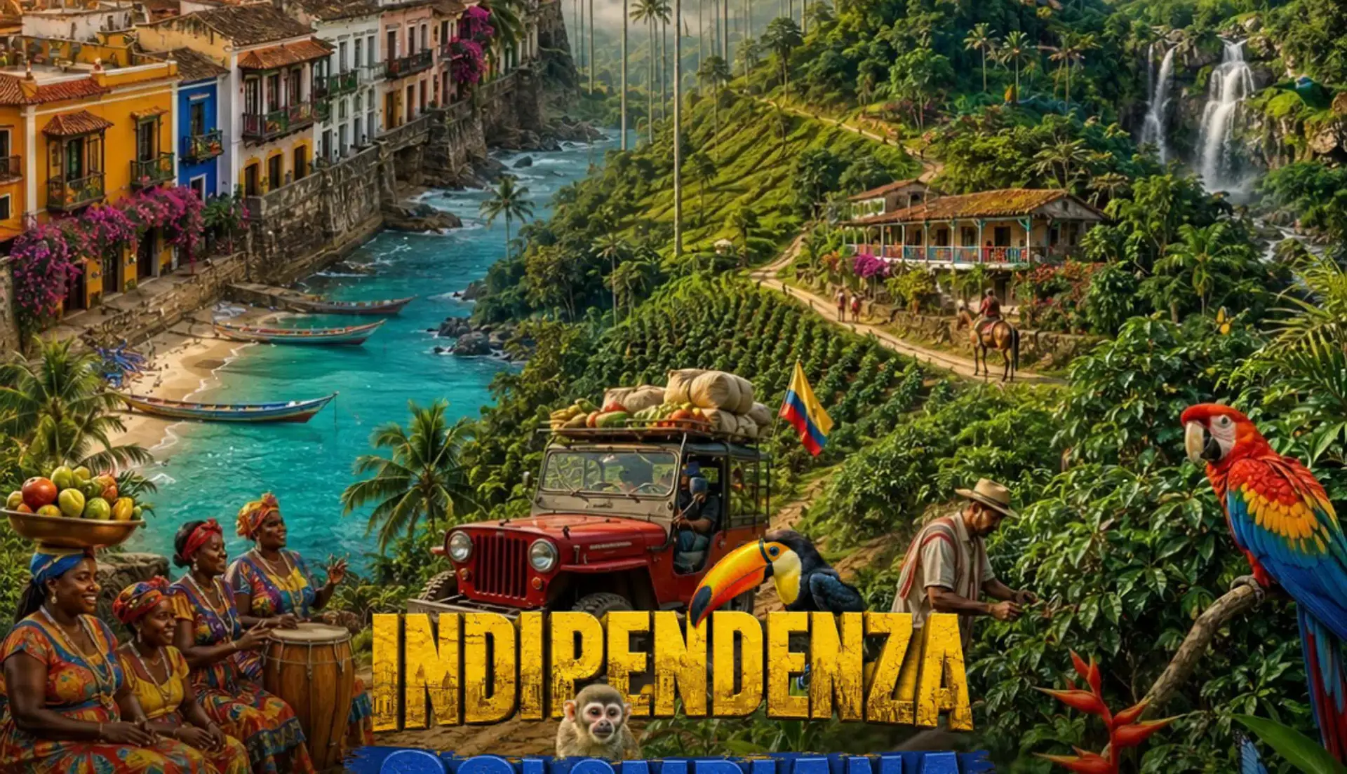 INDIPENDENZA COLOMBIANA - SAB 18.07 - @GANAS
