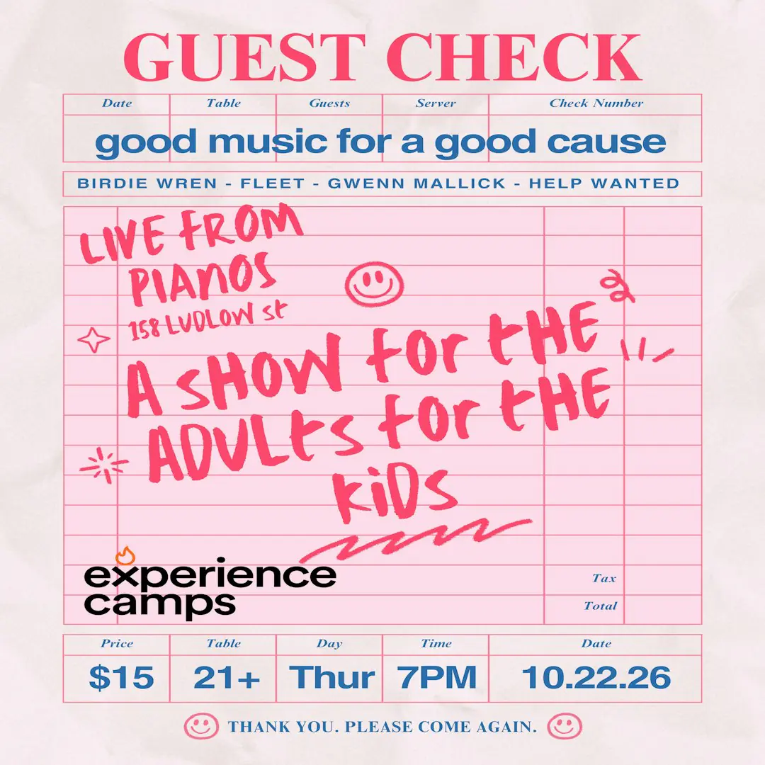 Good Music For A Good Cause - Gwenn Malick • Help Wanted • Birdie Wren • FLEET