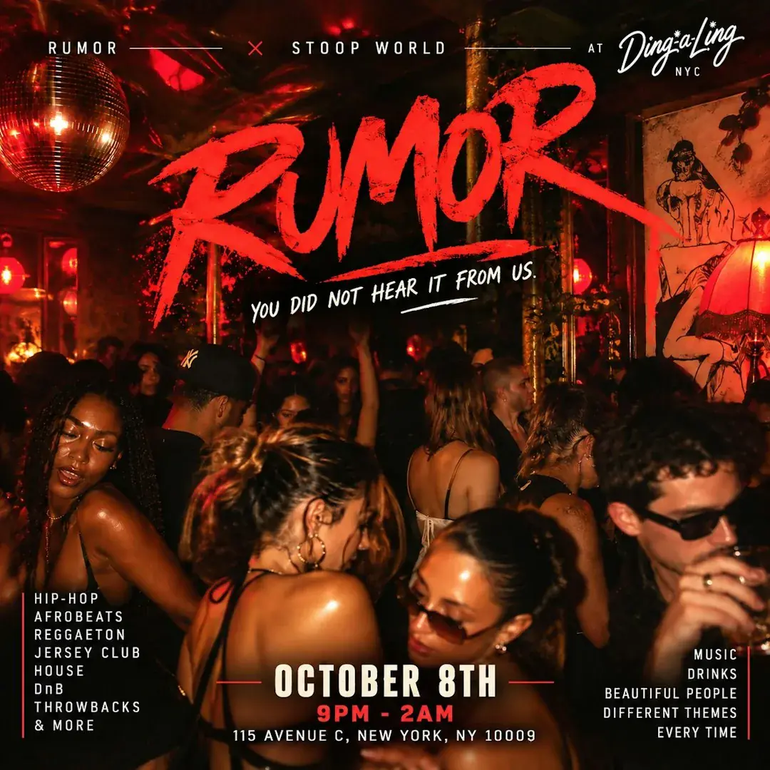 RUMOR × Stoop World at Ding-a-Ling