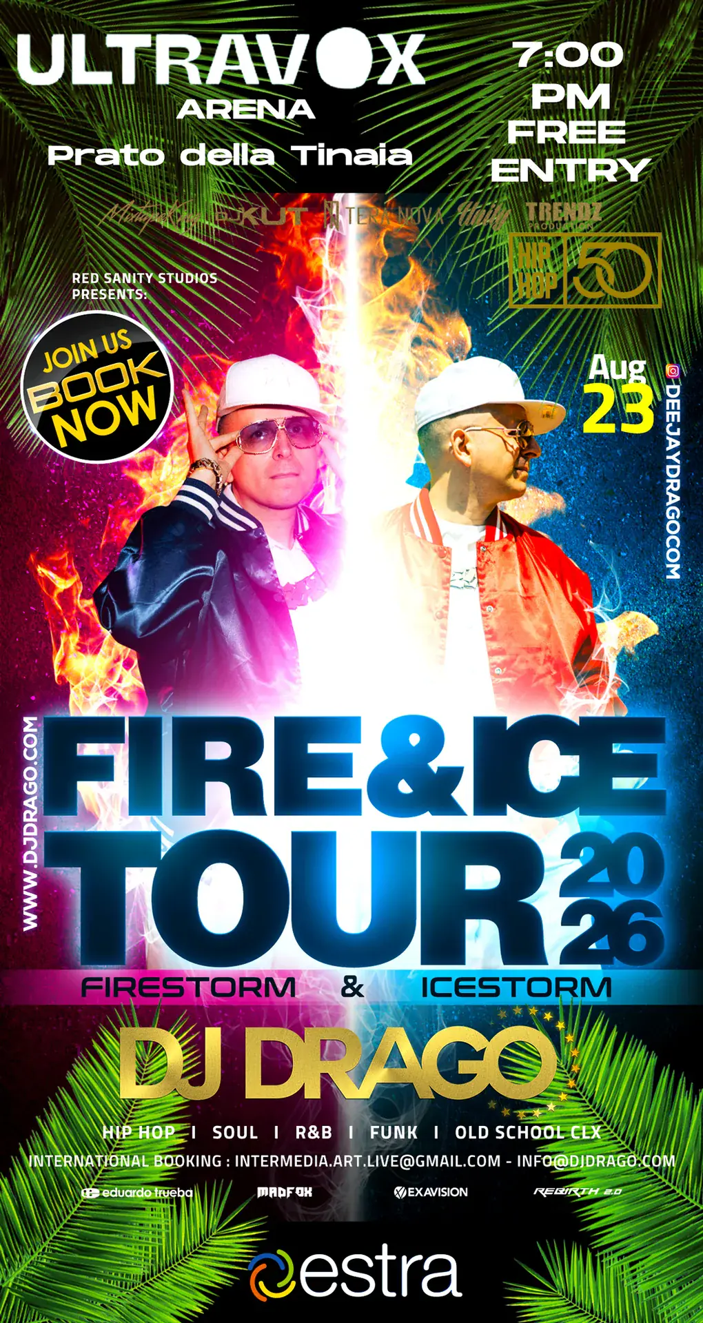 Dj Drago - FIRE&ICE TOUR 2026 - LIVE 23 – Free Entry