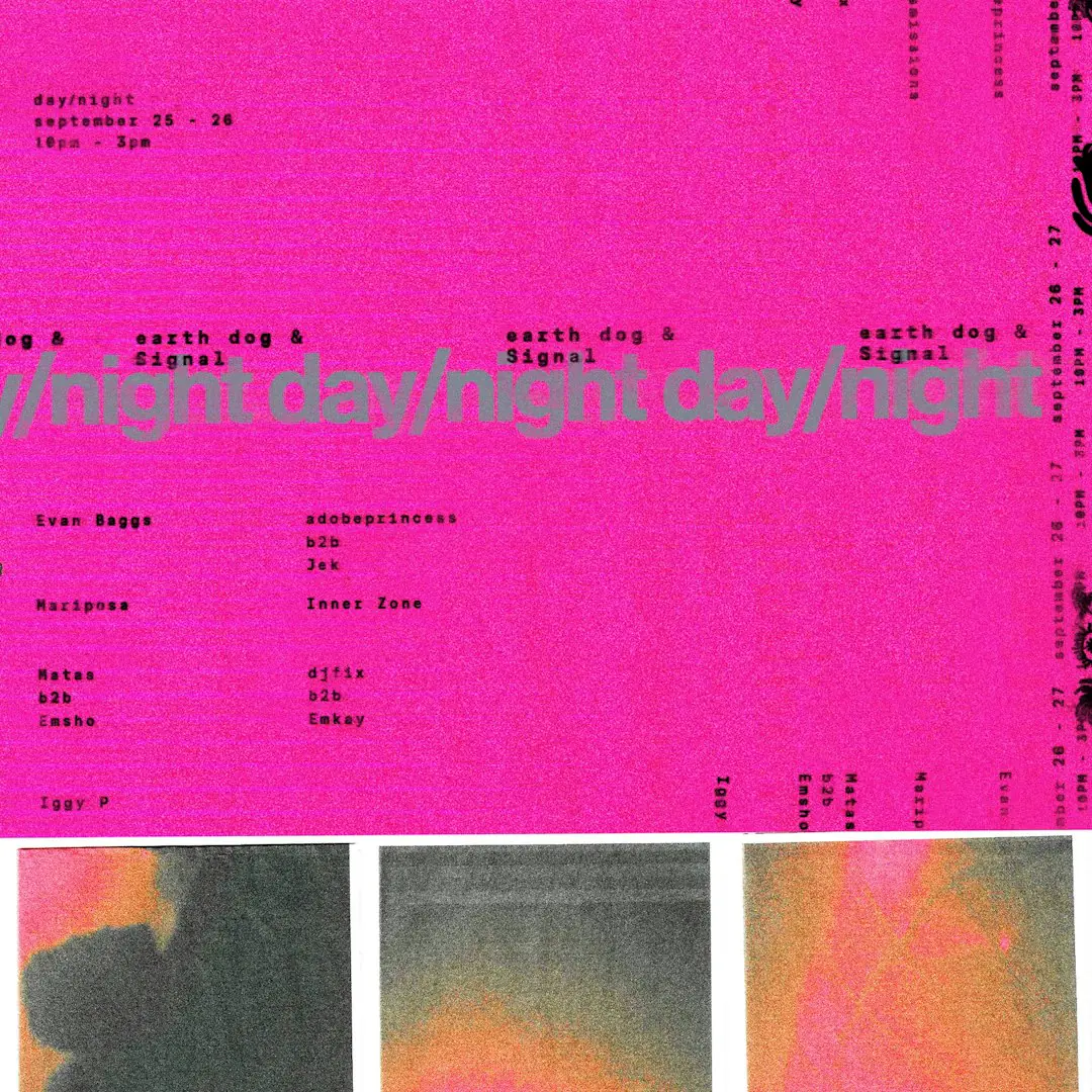 Earth x Signal Residency debut w / Evan Baggs, Transmissions, Iggy P, djfix b2b Emkay, M