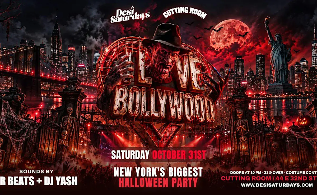 BOLLYWOOD AFTER DARK : la plus grande fête Desi d’Halloween de NYC