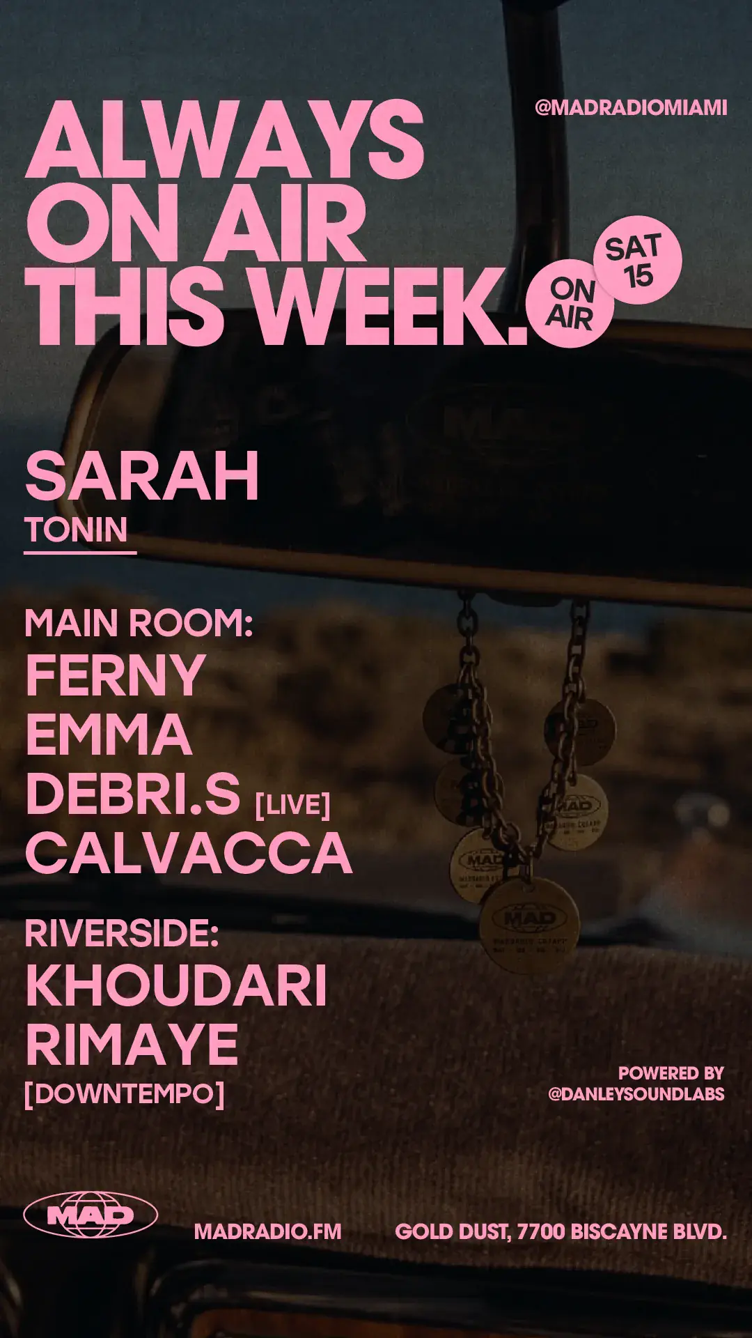 SARAH TONIN: FERNY / EMMA / DEBRI.S / CALVACCA / KHOUDARI / Rimaye