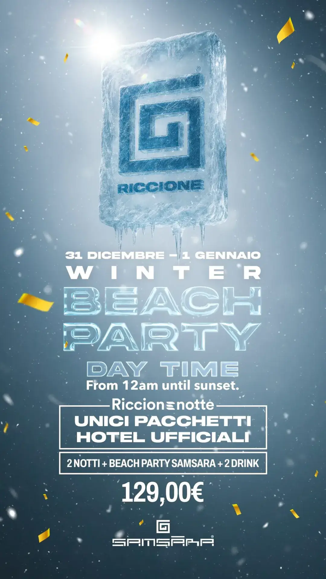 Winter Beach Party al Samsara Riccione