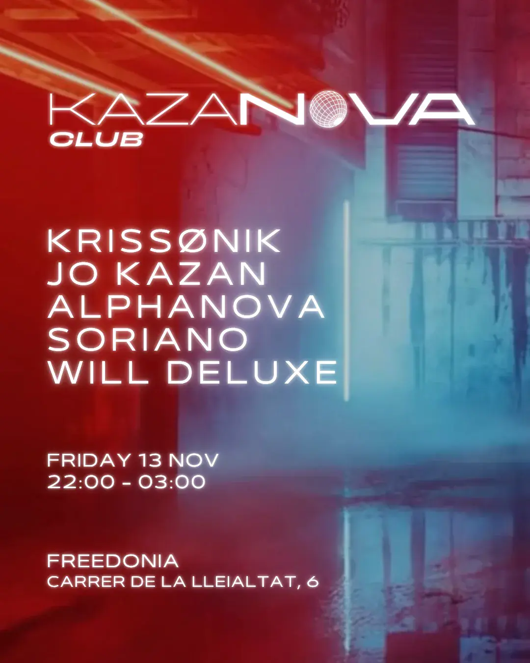 Kazanova Club Pres: Krissønik, Jo Kazan, Alphanova, SORIANO, Will Deluxe