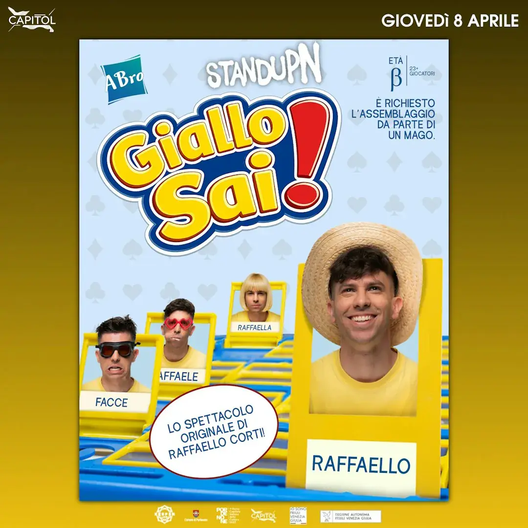 Raffaello Corti, Giallo sai!