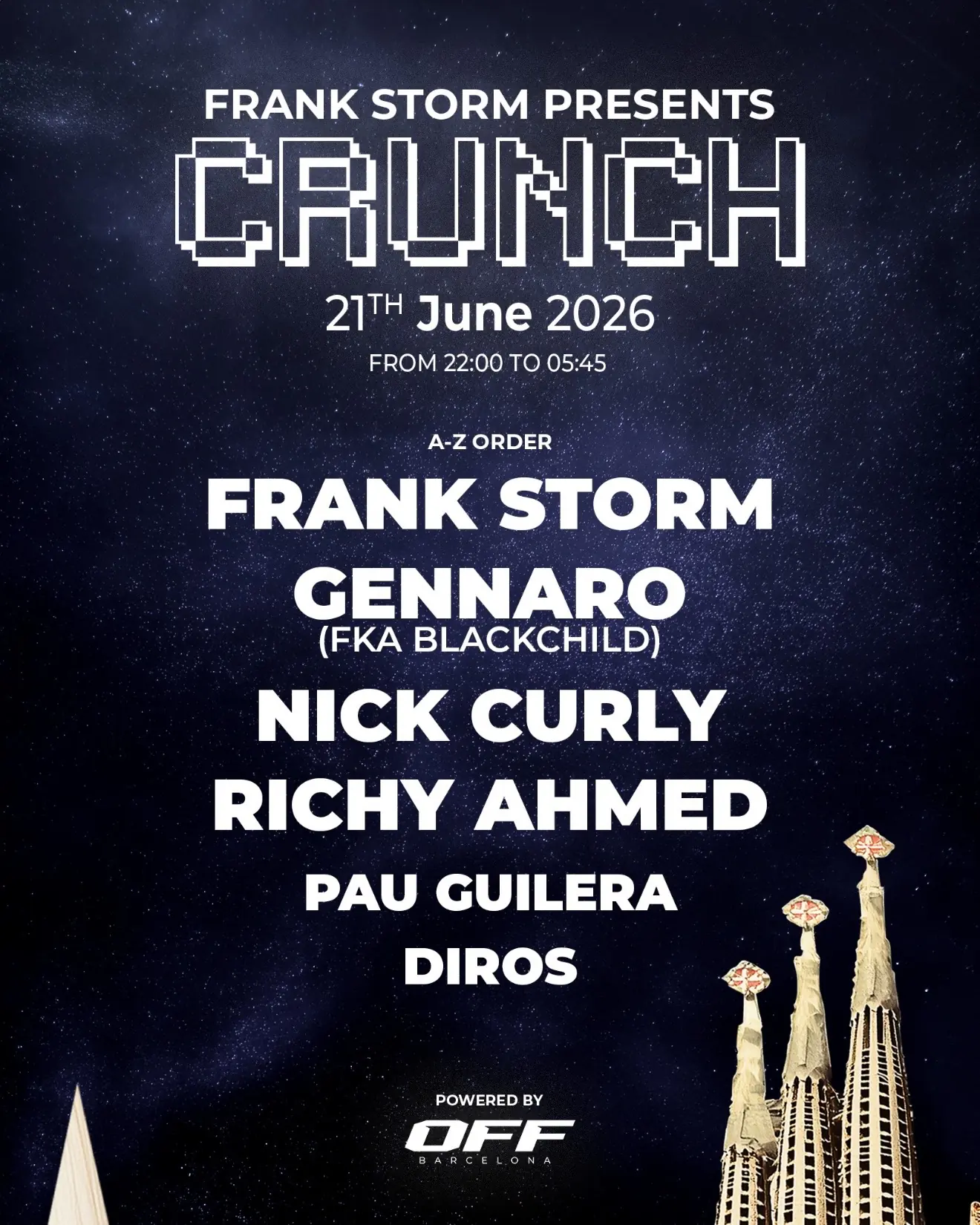Frank Storm pres. CRUNCH Off Week 2026
