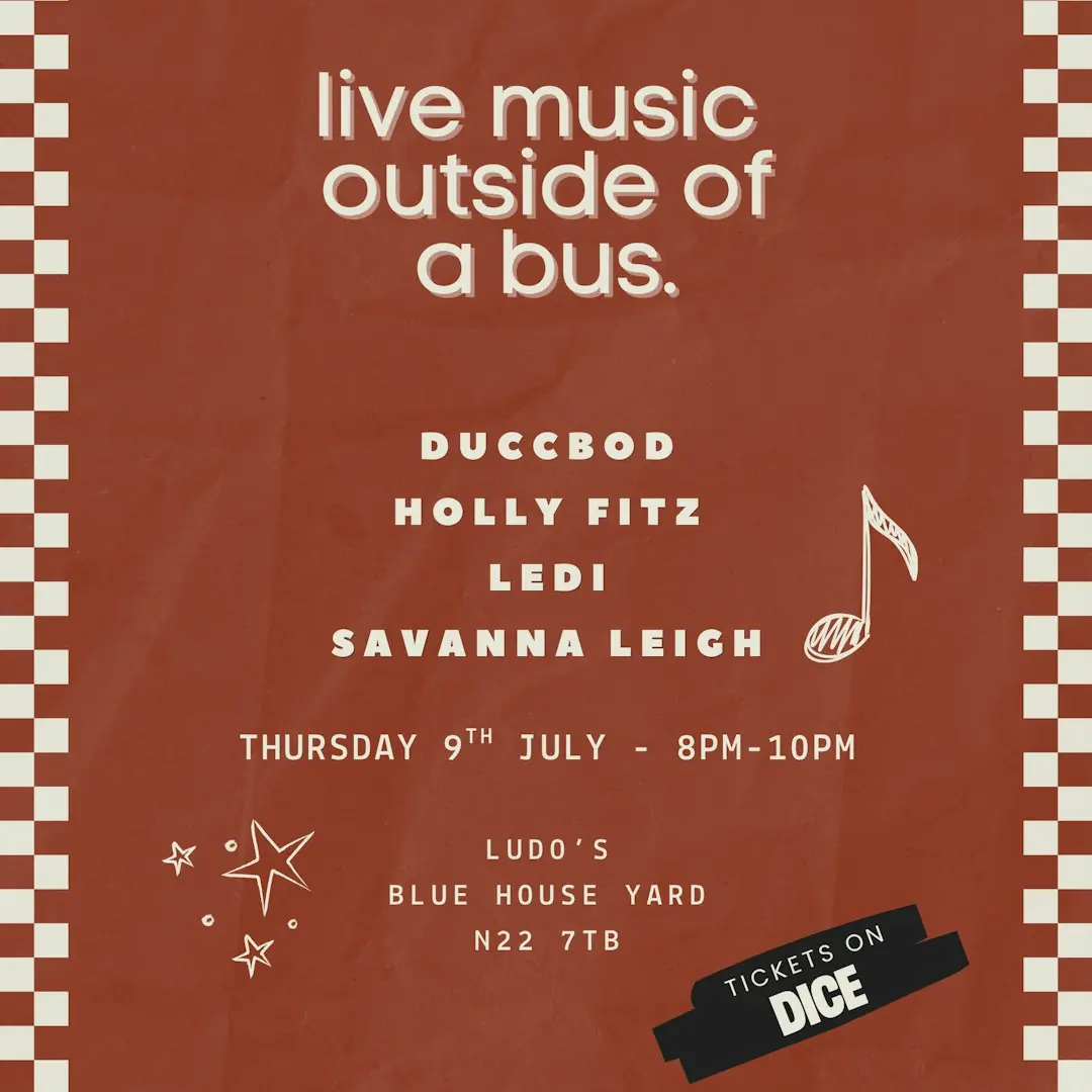 Live Music outside a Bus